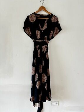 NO.6 Scarlett Silk Wrap Dress